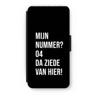 Da ziede van hier - Zwart: iPhone 8 Plus Flip Hoesje