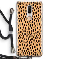 Panter: OnePlus 6 Transparant Hoesje met koord