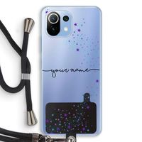 Sterren: Xiaomi Mi 11 Lite Transparant Hoesje met koord