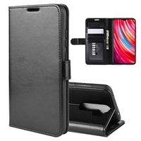 Xiaomi Redmi Note 8 Pro Wallet Case met Magnetische Sluiting - Zwart - thumbnail