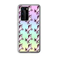 Musketon Unicorn: Huawei P40 Pro Transparant Hoesje Musketon Unicorn: Huawei P40 Pro Transparant Hoesje