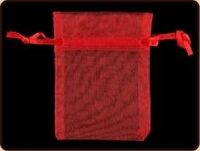 Ruben Robijn Organza buidel rood (1 st) Ruben Robijn Organza buidel rood (1 st)