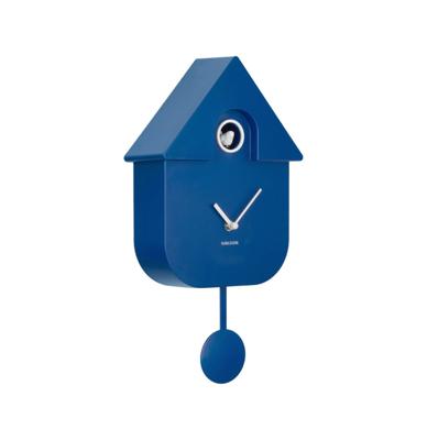 Karlsson Moderne Koekoeks Wandklok - Kobalt Blauw