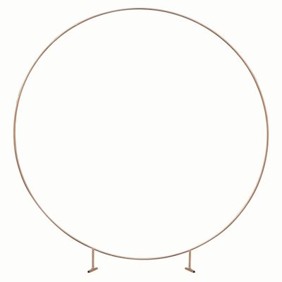 Koperen backdrop frame cirkel