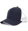 Brain Waves BW7020255 5-Panel Trucker Cap Recycled - Navy/White - One Size