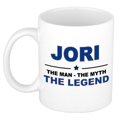 Jori cadeau mok - man myth legend - naam koffiemok - 300 ml - collega - vaderdag Jori cadeau mok - man myth legend - naam koffiemok - 300 ml - collega - vaderdag