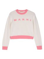 Marni Kids sweat à design colour block - Blanc - thumbnail