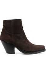 Sonora bottines Hidalgo 85 mm en cuir - Marron