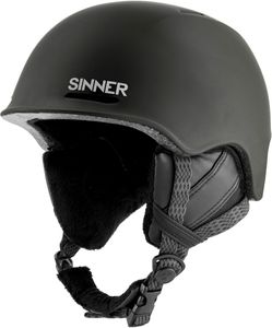 Sinner Fortune skihelm - Mat Zwart - 55-58 cm