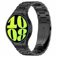 Stalen band met aansluitknop - Zwart - Samsung Galaxy watch 7 - 40mm & 44mm - thumbnail