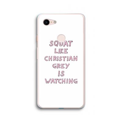 Christian Grey: Google Pixel 3 XL Transparant Hoesje