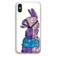 Lama: iPhone XS Max Transparant Hoesje