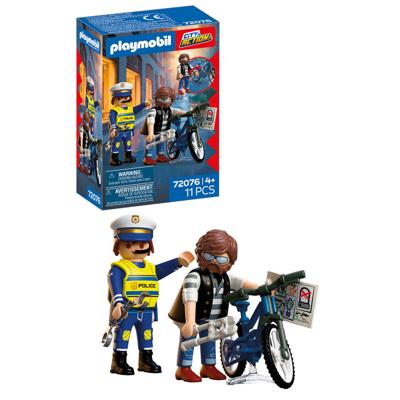 PLAYMOBIL City Action fietsendiefstal 72076