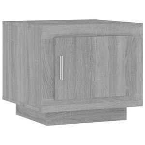 The Living Store Salontafel Gray Sonoma Eiken - 51x50x45 cm - Stijlvol en praktisch