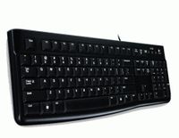 Logitech K120 Corded Keyboard toetsenbord USB QWERTY Scandinavisch Zwart - thumbnail