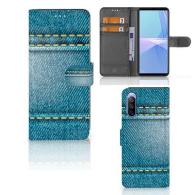 Sony Xperia 10 III | Wallet Case | met Pasjes | Jeans