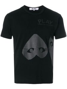 Comme Des Garçons Play heart print T-shirt - Noir