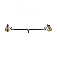 DCW Editions Lampe Gras N213 Double Round Wandlamp - Messing - thumbnail