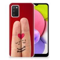 Samsung Galaxy A03S | Sillicone Back Cover | Liefde - Origineel Romantisch Cadeau