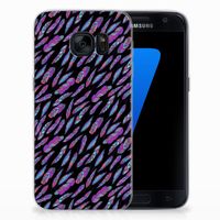 Samsung Galaxy S7 TPU bumper Feathers Color