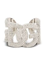 Dolce & Gabbana DG crystal-embellished bracelet - Argent - thumbnail