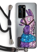 Lama: Huawei P40 Pro Transparant Hoesje met koord