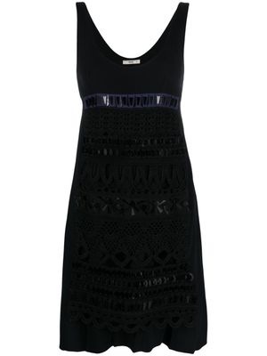 Prada Pre-Owned robe sans manches à empiècements (années 2000) - Noir