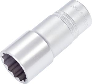 HAZET Dopsleutel 900TZ-27 · 1/2 inch (12,5 mm) vierkant hol · Buitentwaalfkant tractieprofiel · SW 27 mm