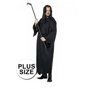 Zwarte dood horror / halloween kostuum grote maat