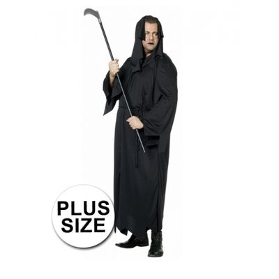 Zwarte dood horror / halloween kostuum grote maat