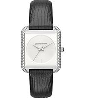 Horlogeband Michael Kors MK2583 Leder Zwart 20mm