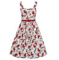 Collectif Jemina Rose Dance Swing Dress-XXL