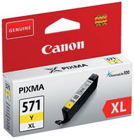 Inktcartridge Canon CLI-571XL HC geel