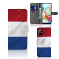 Samsung Galaxy A71 | Bookstyle Case | Nederlandse Vlag | Portemonnee hoesje
