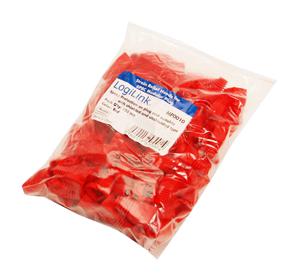 LogiLink MP0010 Knik beveiligingshuls voor RJ45 Rood 100 stuk(s)