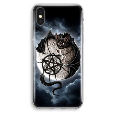 Volle maan: iPhone XS Max Transparant Hoesje