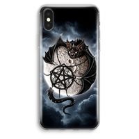 Volle maan: iPhone XS Max Transparant Hoesje