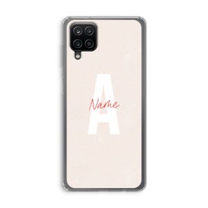 Strawberry Milkshake: Samsung Galaxy A12 Transparant Hoesje