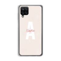 Strawberry Milkshake: Samsung Galaxy A12 Transparant Hoesje