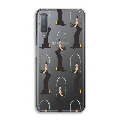 Pop Some Kim: Samsung Galaxy A7 (2018) Transparant Hoesje