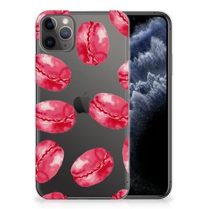 Apple iPhone 11 Pro Max Siliconen Case Pink Macarons