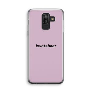 kwetsbaar: Samsung Galaxy J8 (2018) Transparant Hoesje