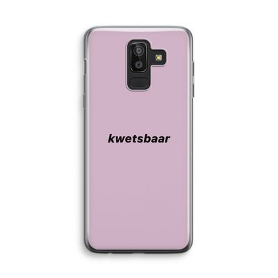 kwetsbaar: Samsung Galaxy J8 (2018) Transparant Hoesje