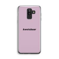 kwetsbaar: Samsung Galaxy J8 (2018) Transparant Hoesje
