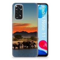 Xiaomi Redmi 10 | Redmi Note 11 4G | TPU Hoesje | Olifanten