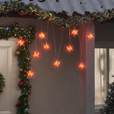 VidaXL Kerstlamp 10 led&apos;s 10 cm rood