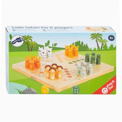 Small Foot houten ludospel 6 spelers