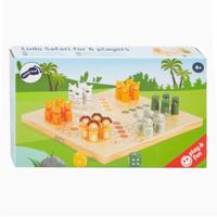 Small Foot houten ludospel 6 spelers