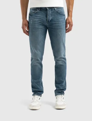 Pure Path The Ryan Slim Fit Spijkerbroek W1369 Heren Blauw - Maat 28 - Kleur: Blauw | Soccerfanshop