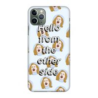 Hello: Volledig geprint iPhone 11 Pro Max Hoesje